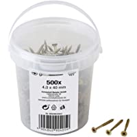 Meister universal Tornillos 4 x 40 mm- 500 unidades- 904050